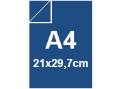 carta Cartoncino PrismaMonomarcatoFavini, Cobalto A4, 220gr Cobalto 21, formato A4 (21x29,7cm), 220grammi x mq bra901