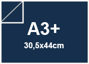 carta Cartoncino PrismaBimarcatoFavini, Indaco a3+, 250gr Indaco, formato a3+ (30,5x44cm), 250grammi x mq bra786a3+