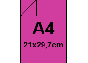carta Cartoncino PrismaMonomarcatoFavini, Ciclamino A4, 220gr Ciclamino 27, formato A4 (21x29,7cm), 220grammi x mq bra907