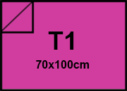carta Cartoncino PrismaMonomarcatoFavini, Ciclamino t1, 220gr Ciclamino 27, formato t1 (70x100cm), 220grammi x mq bra907t1