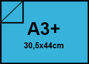 carta Cartoncino PrismaMonomarcatoFavini, Turchese a3+, 220gr Turchese 22, formato a3+ (30,5x44cm), 220grammi x mq bra910a3+