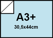 carta Cartoncino BindaKOTE CELESTE, A3+, 250gr PASTELLO Celeste 06, monolucido, formato A3+ (30,5x44cm), 250grammi x mq.