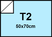 carta Cartoncino BindaKOTE CIELO, T2, 250gr COLORI FORTI Cielo 05, monolucido, formato T2 (50x70cm), 250grammi x mq.
