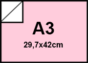 Cartoncino Favini, Bindakote Monolucido Pastello, 250 g/m², A3, ROSA 01 bra925A3