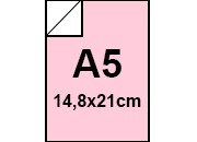 Cartoncino Favini, Bindakote Monolucido Pastello, 250 g/m², A5, ROSA 01 bra925A5