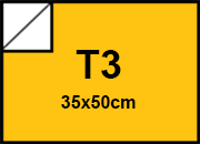 Cartoncino Favini, Bindakote Monolucido Colori Forti, 250 g/m², T3, GIALLO 15 bra948T3