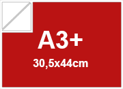 carta Cartoncino BindaKOTE ROSSO, A3+, 250gr COLORI FORTI Rosso 12, monolucido, formato A3+ (30,5x44cm), 250grammi x mq.
