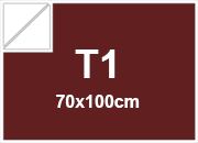 carta Cartoncino Bindakote Colori Forti Favini Bordeaux 11, formato T1 (70x100cm), 250grammi x mq.
