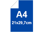 Cartoncino Favini, Bindakote Monolucido Colori Forti, 250 g/m², A4, BLU 30 bra953