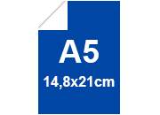Cartoncino Favini, Bindakote Monolucido Colori Forti, 250 g/m², A5, BLU 30 bra953A5