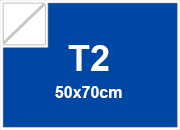 carta Cartoncino BindaKOTE BLU, T2, 250gr COLORI FORTI Blu 30, monolucido, formato T2 (50x70cm), 250grammi x mq.