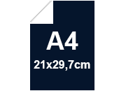 Cartoncino Favini, Bindakote Monolucido Colori Forti, 250 g/m², A4, BLU NOTTE 31 bra954