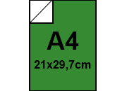 Cartoncino Favini, Bindakote Monolucido Colori Forti, 250 g/m², A4, VERDE PRATO 21 bra956