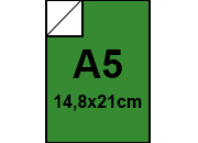 Cartoncino Favini, Bindakote Monolucido Colori Forti, 250 g/m², A5, VERDE PRATO 21 bra956A5