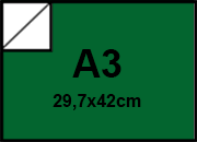 carta Cartoncino BindaKOTE VERDE, A3, 250gr COLORI FORTI Verde 20, monolucido, formato A3 (29,7x42cm), 250grammi x mq bra957A3
