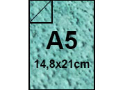 carta Cartoncino REMAKE CARAPACE Favini, SKY AZZURRO, formato A5 (14,8x21cm), 250grammi x mq BRA964a5