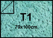 carta Cartoncino REMAKE CARAPACE Favini, SKY AZZURRO, formato T1 (70x100cm), 250grammi x mq.