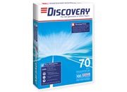 carta Carta per fotocopie Discovery. 70 grammi, formato A4. Cartiera Soporcel Prodotta dalla cartiera Soporcel con cellulosa di eucalipto. Si tratta della prima carta di questa grammatura, destinata ad applicazioni ad alto volume. Spessore my 106, opacit 92%, bianco CIE: 161. BRA965a3b