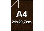 carta Cartoncino REMAKE CARAPACE Favini, AUTUMN MARRONE, formato A4 (21x29,7cm), 250grammi x mq.