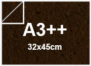 carta Cartoncino REMAKE CARAPACE Favini, AUTUMN MARRONE, formato sra3 (32x45cm), 250grammi x mq.