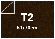 carta Cartoncino REMAKE CARAPACE Favini, AUTUMN MARRONE, formato T2 (50x70cm), 250grammi x mq.