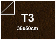 carta Cartoncino REMAKE CARAPACE Favini, AUTUMN MARRONE, formato T3 (35x50cm), 250grammi x mq BRA982t3