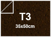 carta Cartoncino REMAKE CARAPACE Favini, AUTUMN MARRONE, formato T3 (35x50cm), 250grammi x mq BRA982t3