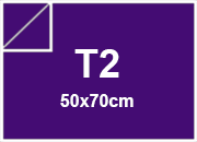 carta Cartoncino PrismaMonomarcatoFavini, Viola t2, 220gr Viola 19, formato t2 (50x70cm), 220grammi x mq bra898t2