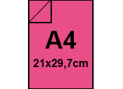 carta CartaColorata MondiNeusiedler. 80grammi, A4, RosaCiclamino45 Formato A4 (210x297mm), 80gr. IQ Color, per fotocopie sbiancata con il metodo ECF, certificata ISO 9706 e FSC, ottima uniformit dei colori, eccellente macchinabilit.