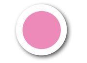 wereinaristea Bollini autoadesivi, ROSA, diametro mm 36, con bordo bianco in foglietti formato 130x165mm, 12 etichette per foglio.