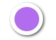 wereinaristea Bollini autoadesivi, VIOLA, diametro mm 18, con bordo bianco in foglietti formato 130x165mm, 42 etichette per foglio.