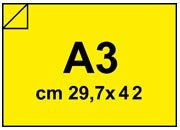carta CartaAdesiva COLOR, Giallo, a3, 80gr bra1354a3.
