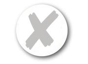 wereinaristea Bollini autoadesivi, GRIGIO, diametro mm 27, con croce in foglietti formato 130x165mm, 20 etichette per foglio.