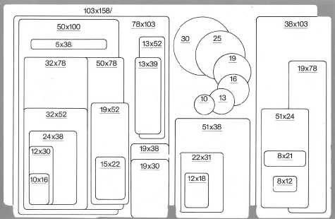 wereinaristea EtichetteAutoadesive aRegistro, 38x24mm(24x38) CartaBIANCA BIANCO, in foglietti da 116x170, 16 etichette per foglio, (10 fogli).