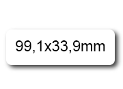 wereinaristea EtichetteAutoadesive INKJET POLIESTERE 99,1x33,9mm werTKL9933.