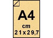 carta QPaper FLORA Camoscio formato A4, 100gr rug0706.62.10