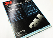 gbc Lucidi proiezione 3M CG3120 Laser 2 BANDA SUI 2 LATI CORTI Formato A4. Spessore 0,1 mm. Per plotter e stampanti laser 3m-CG3120