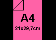 carta CartaFLUORESCENTE, IQneonColorMondi, 80gr, A4, ROSA Formato A4 (210x297mm), 80gr, sbiancata con il metodo ECF, certificata ISO 9706 e FSC, ottima uniformit� dei colori, eccellente macchinabilit�. Fluorescente sui 2 lati.