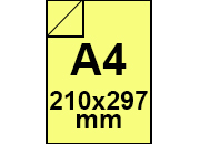 CartaRiciclataColorata Steinbeis GIALLO, 80gr, A4 COIUE10