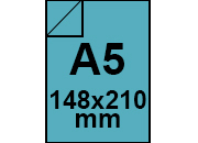 carta CartaRiciclataColorata Steinbeis AZZURRA, 80gr, a5  Magic Colour, 80 grammi, formato a5 (148x210mm), 100% carta riciclata, certificata Nordic Swan e Blauer Engel, adatta per stampa, copia e fax COIUE20a5