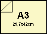 carta CartaColorata MondiNeusiedler. 80grammi, a3, Vaniglia66 Formato a3 (297x420mm), 80gr. IQ Color, per fotocopie sbiancata con il metodo ECF, certificata ISO 9706 e FSC, ottima uniformit� dei colori, eccellente macchinabilit� coiFA05d5a3