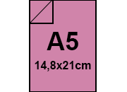 carta CartaColorata MondiNeusiedler. 80grammi, a5, Rosa25 Formato a5 (148x210mm), 80gr. IQ Color, per fotocopie sbiancata con il metodo ECF, certificata ISO 9706 e FSC, ottima uniformit� dei colori, eccellente macchinabilit� coiFA40d5a5