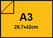 carta CartaColorata MondiNeusiedler. 80grammi, a3, Giallo40 Formato a3 (297x420mm), 80gr. IQ Color, per fotocopie sbiancata con il metodo ECF, certificata ISO 9706 e FSC, ottima uniformit� dei colori, eccellente macchinabilit� coiFL15d5a3