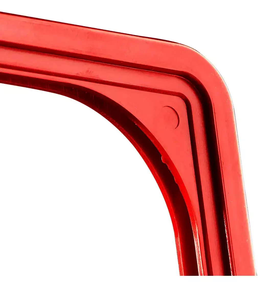 legatoria CornicePerLocandina, A3(297x420mm), ROSSO Cornici di Plastica per cartelli o locandine. Dimensioni esterne 300x425mm, dimensioni riquadro interno 278x403mm. Angoli arrotondati..