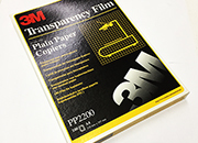 gbc Lucidi InkJet 3m67083, pp2200 Lucidi da proiezione 3M PP2200 in poliestere con trattamento antistatico da utilizzare con le fotocopiatrici in alimentazione singola o multipla.Formato A4. Spessore 0,1 mm. Con strip removibile sul lato lungo.