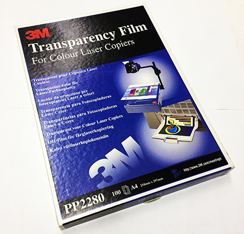 gbc Lucidi proiezione 3M PP2280 Laser BANDA LATO LUNGO Formato A4. Spessore 0.1mm. Compatibile con tutte le fotocopiatrici a colori. Trattamento antistatico per alimentazione multipla..