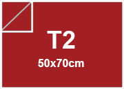 Cartoncino Favini, Sumo (1 mm), 700 g/m², T2, ROSSO BRA99T2