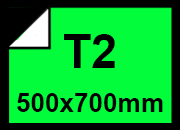 carta CartaAdesiva, Fluorescente, VERDE, t2, 90gr BRA1361t2.
