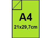 carta QPaper CRYSTAL Verde formato A4, 100gr rug0710.53.10