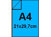 carta CartoncinoPlastificato SirioFedrigoni, Azzurro1, 320gr, A4 Formato A4 (21x29,7cm), 320 grammi x mq (290cartoncino+30plastificazione) bra1271